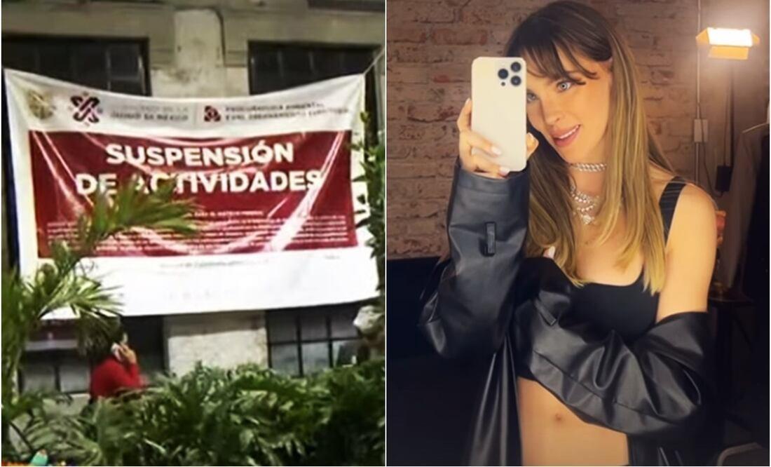 Belinda pasa por alto los sellos de clausura de un establecimiento