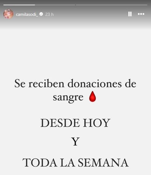 Camila Sodi revela que Ernestina sigue en terapia intensiva; solicita sangre