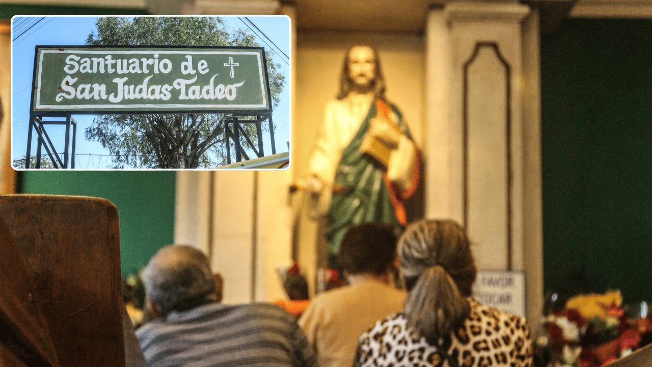 Devotos de San Judas Tadeo se congregan en el santuario del patrono