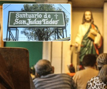 Devotos de San Judas Tadeo se congregan en el santuario del patrono