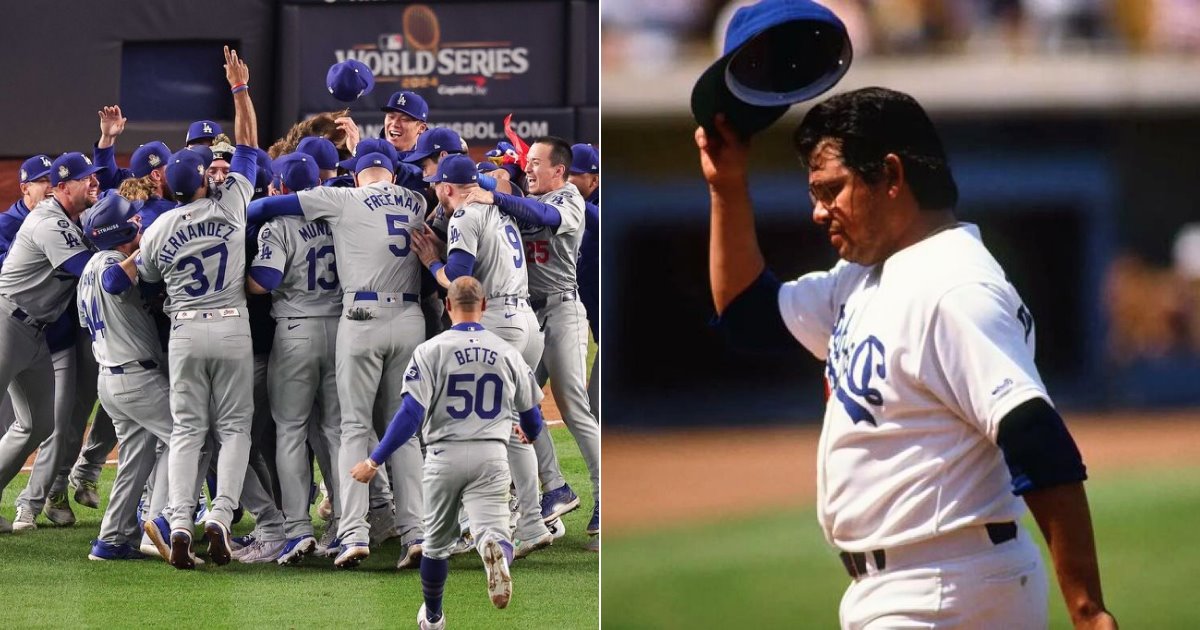 Dodgers festejan campeonato con tributo al mítico Toro Valenzuela