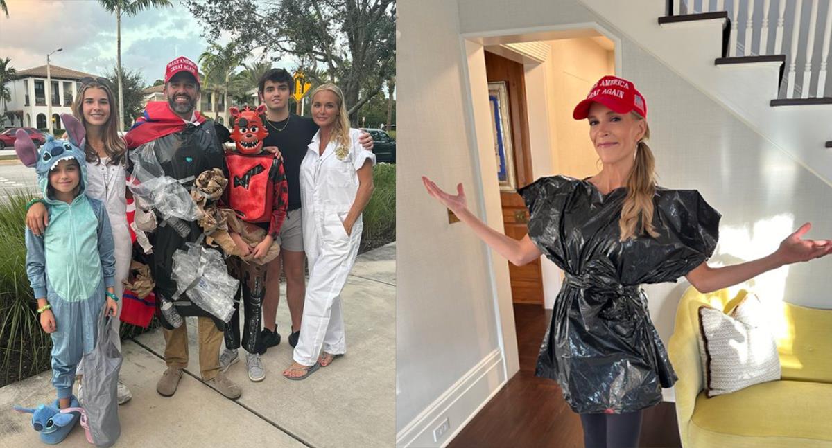 Megyn Kelly y Donald Trump Jr. se disfrazan de basura para Halloween