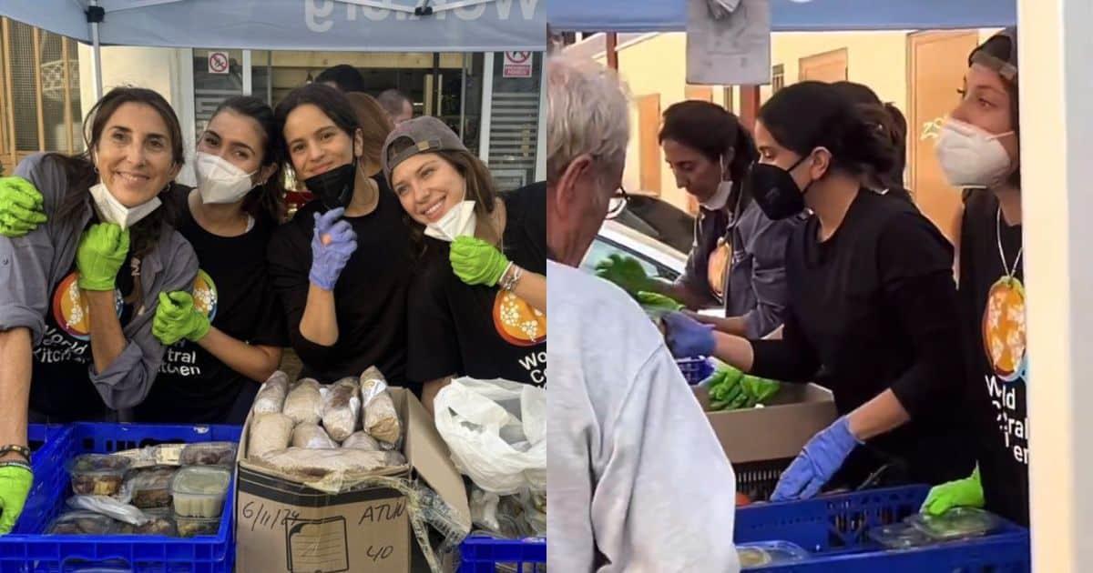 Rosalía se une a voluntarios para ayudar a damnificados por la DANA