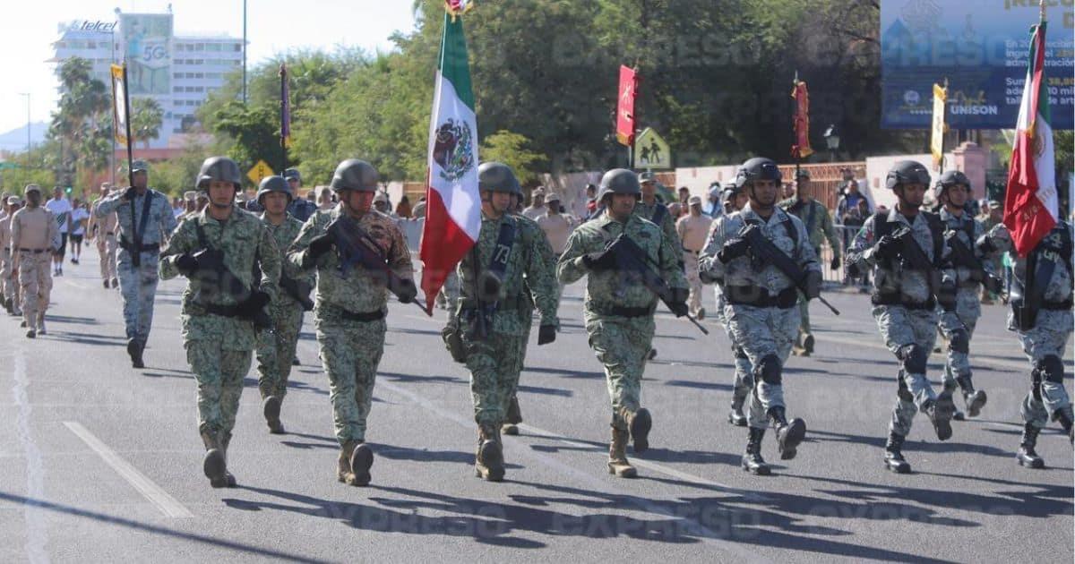 Hermosillo celebra desfile por el 114 aniversario de la Revolución Mexicana