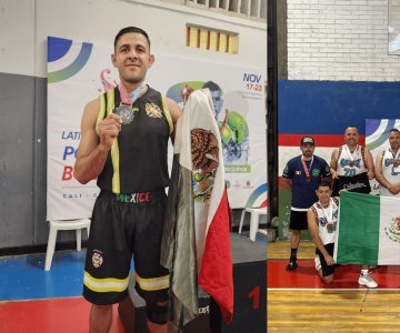 Bomberos de Hermosillo obtienen oro y bronce en Colombia