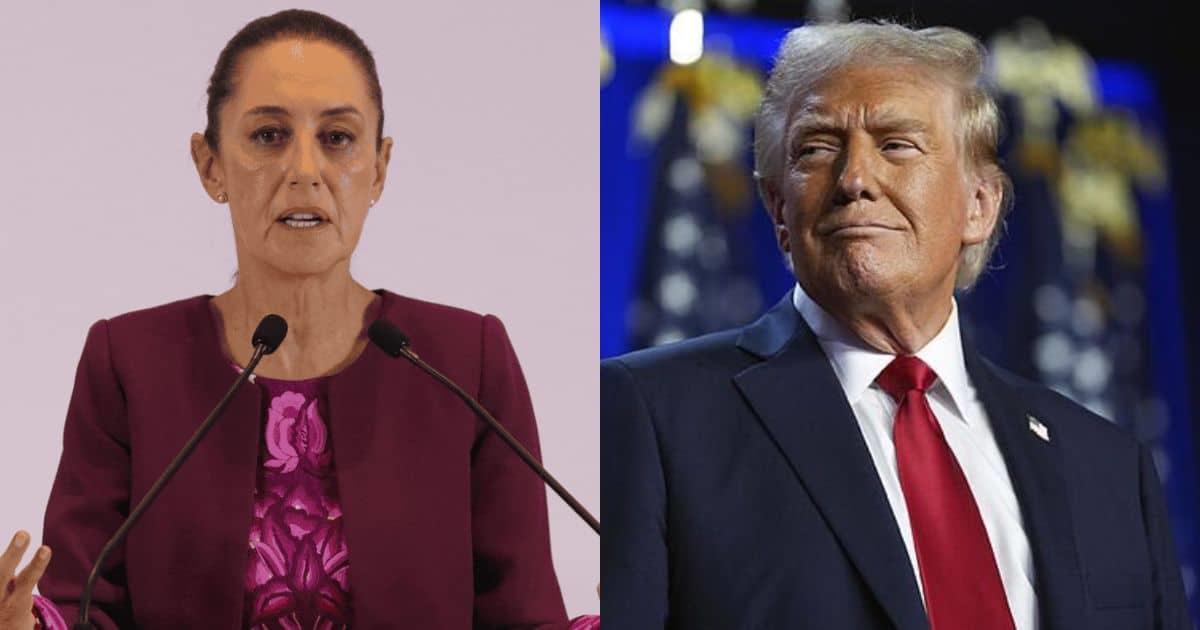 Claudia Sheinbaum acordó detener migración a través de México: Donald Trump