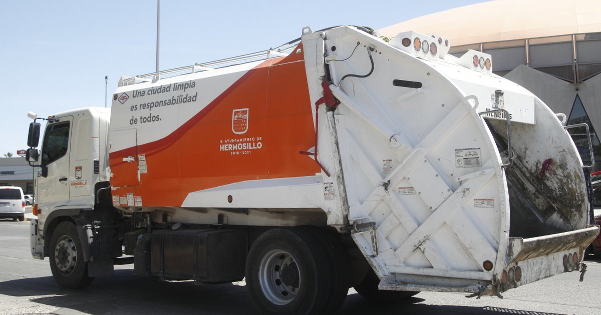 Recolección de basura en Hermosillo se suspende este Año Nuevo