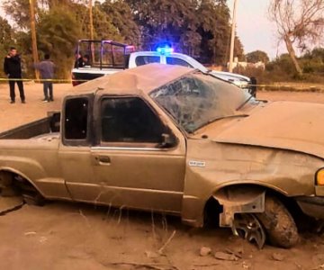 Hombre de 44 años fallece tras volcarse en Pueblo Yaqui