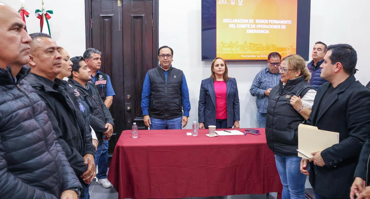 Habilitan albergues en Guaymas ante los efectos de tormenta invernal