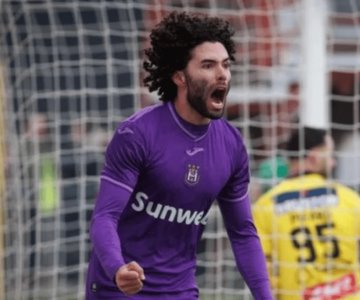 Así fue el gol del Chino Huerta en su debut con el Anderlecht