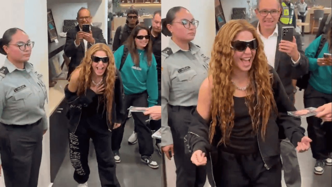 Shakira llega a México; fans la reciben en el aeropuerto