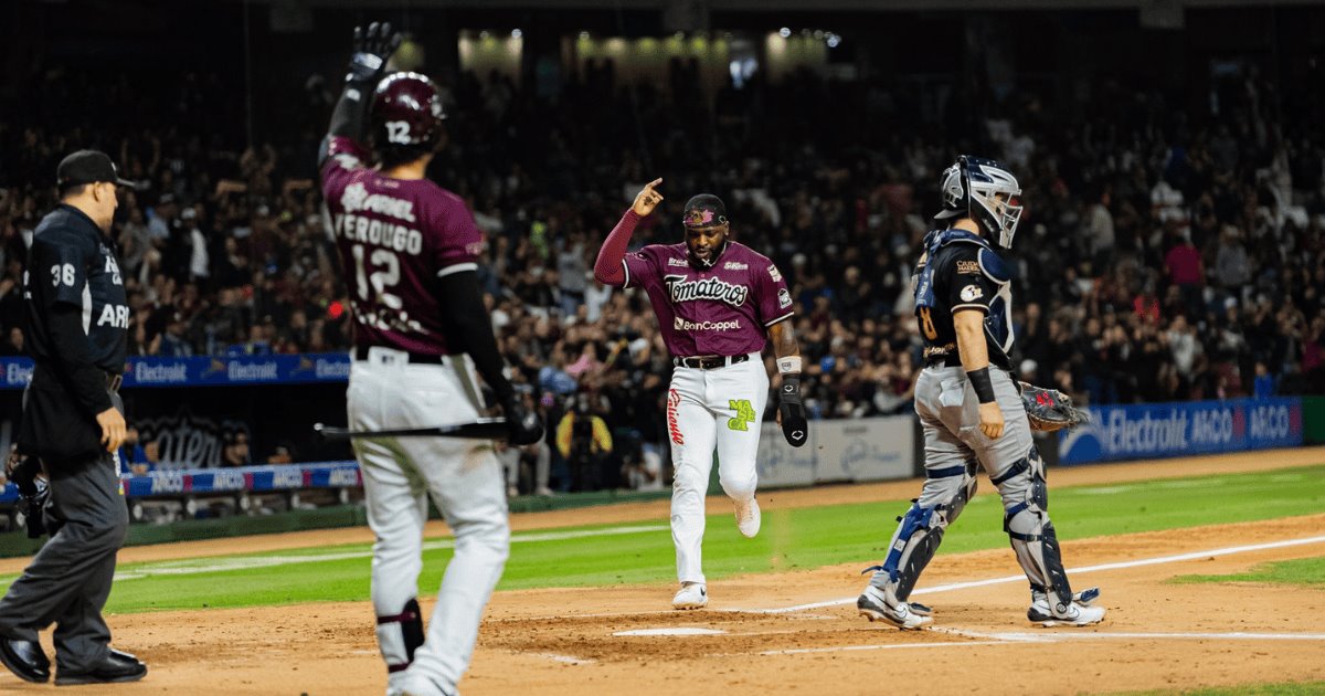 Tomateros pegan primero en la final