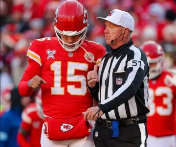 Árbitros rechazan ayuda a los Chiefs