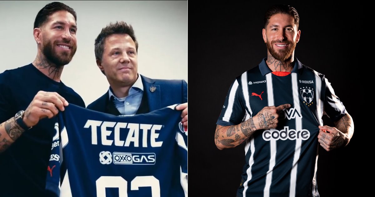 Sergio Ramos es nuevo jugador de Rayados de Monterrey; portará el #93