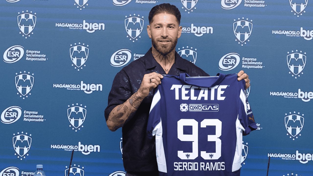 No me he cansado de ganar, Sergio Ramos en presentación de Rayados