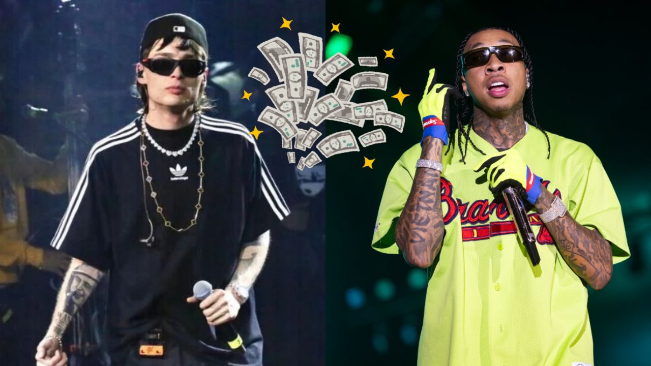 Peso Pluma gana 200 mil pesos por apuesta con el rapero Tyga en Super Bowl