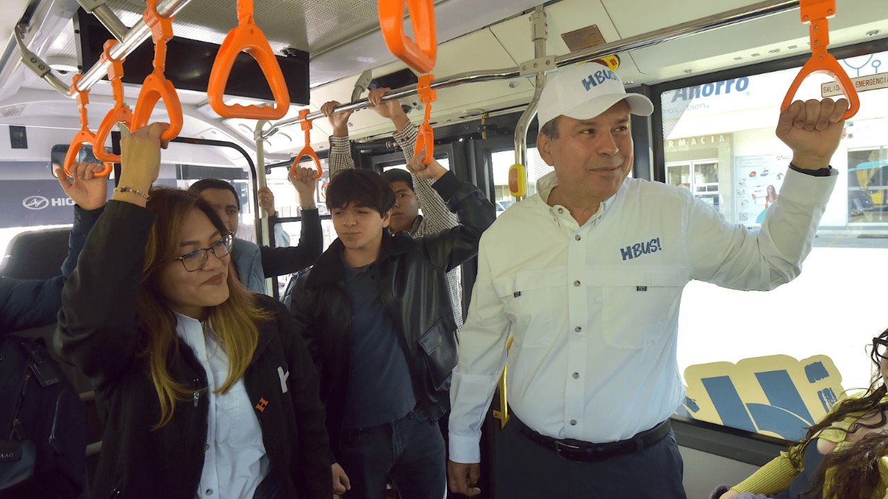 Arranca el HBus, transporte gratuito para estudiantes universitarios