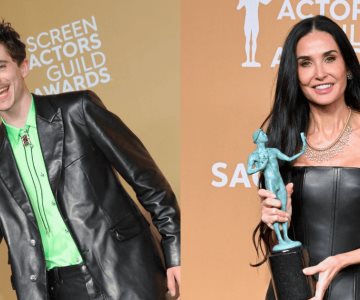 Demi Moore y Chalamet brillan en los SAG Awards 2025