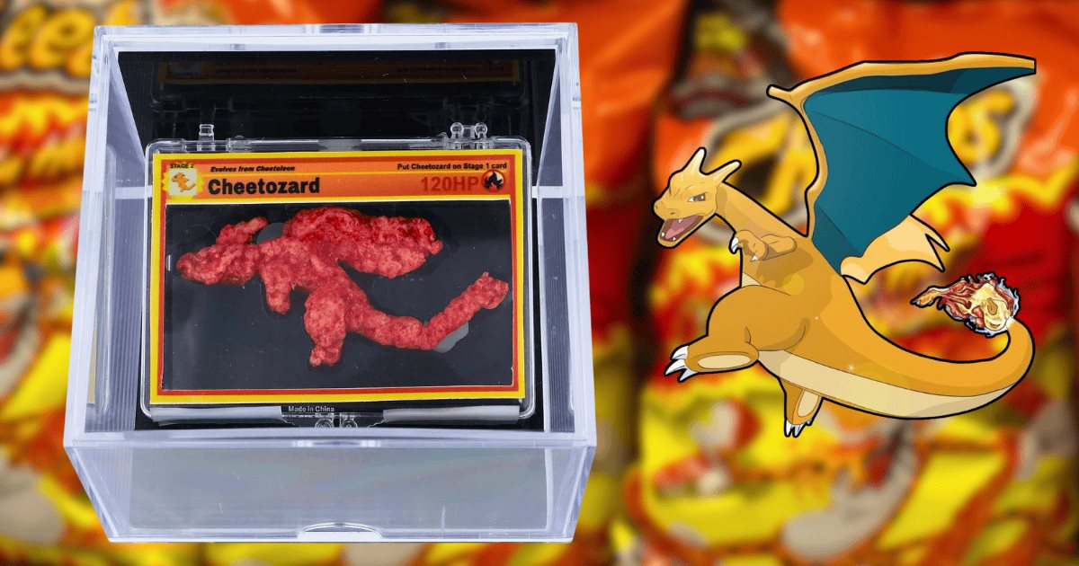 Subastan Cheeto en forma de Pokémon por casi 1.8 millones de pesos