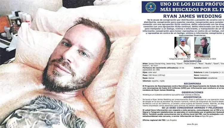 Ryan James Wedding, buscado por FBI, podría esconderse en Sonora, alertan