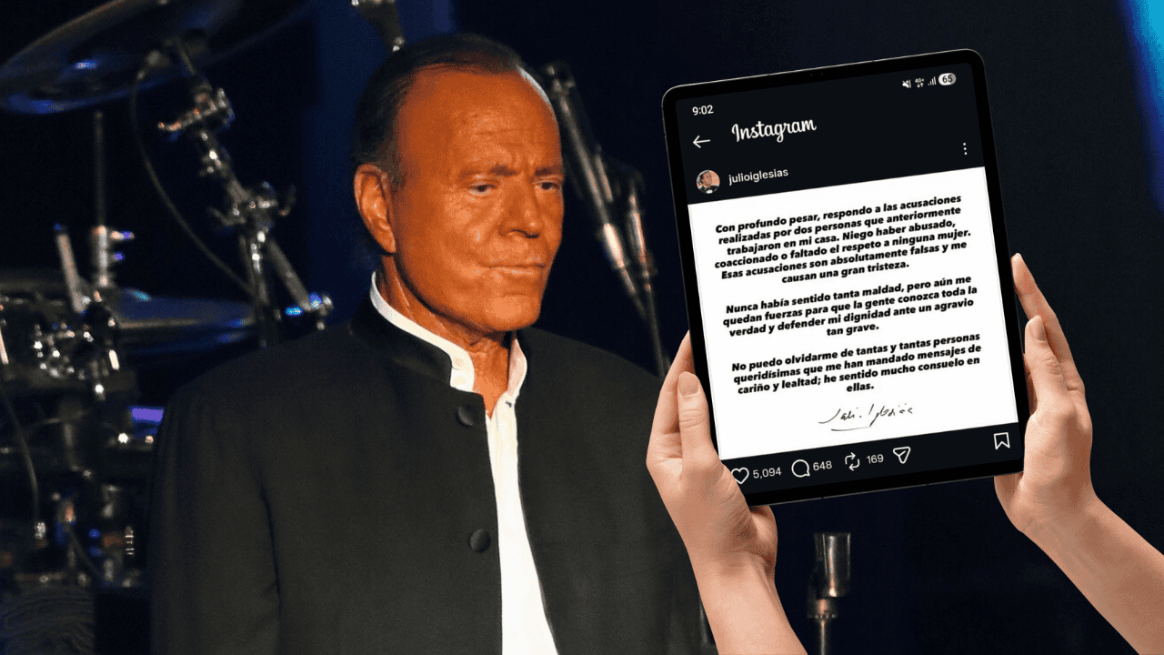 Defender&eacute; mi dignidad: Julio Iglesias responde a graves se&ntilde;alamientos