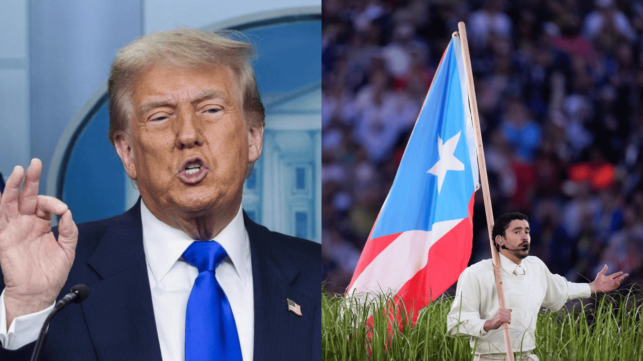 Donald Trump critica duramente show de Bad Bunny en Super Bowl LX