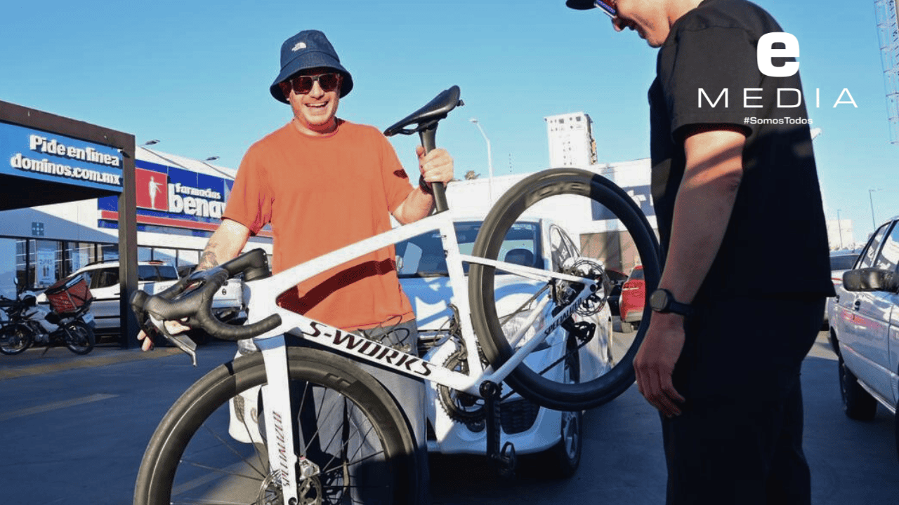 Facundo cambia cabina por bicicleta en Hermosillo