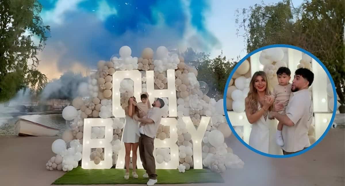 &iexcl;Es ni&ntilde;o! Marlen Selene y El Bebeto celebran gender reveal