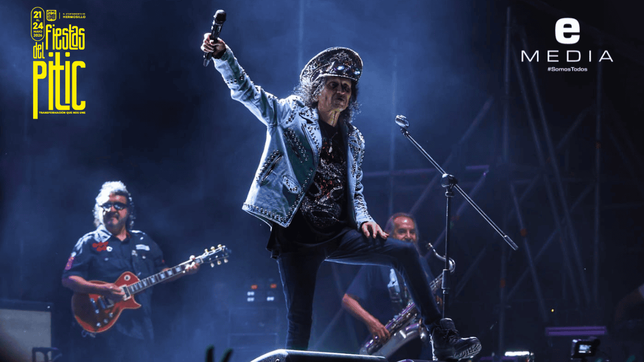 El Tri cerró la noche entre rock y nostalgia en Fiestas del Pitic 2026