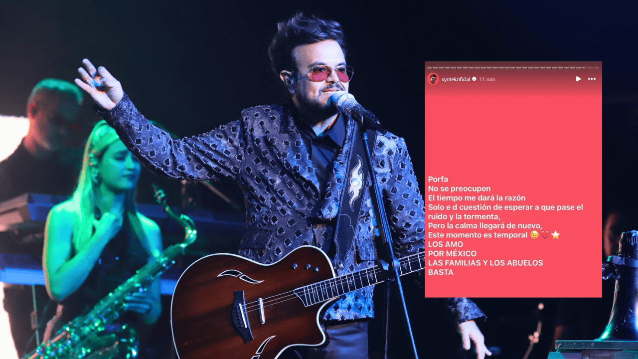 Aleks Syntek anuncia que dejar&aacute; M&eacute;xico tras pol&eacute;mica presentaci&oacute;n