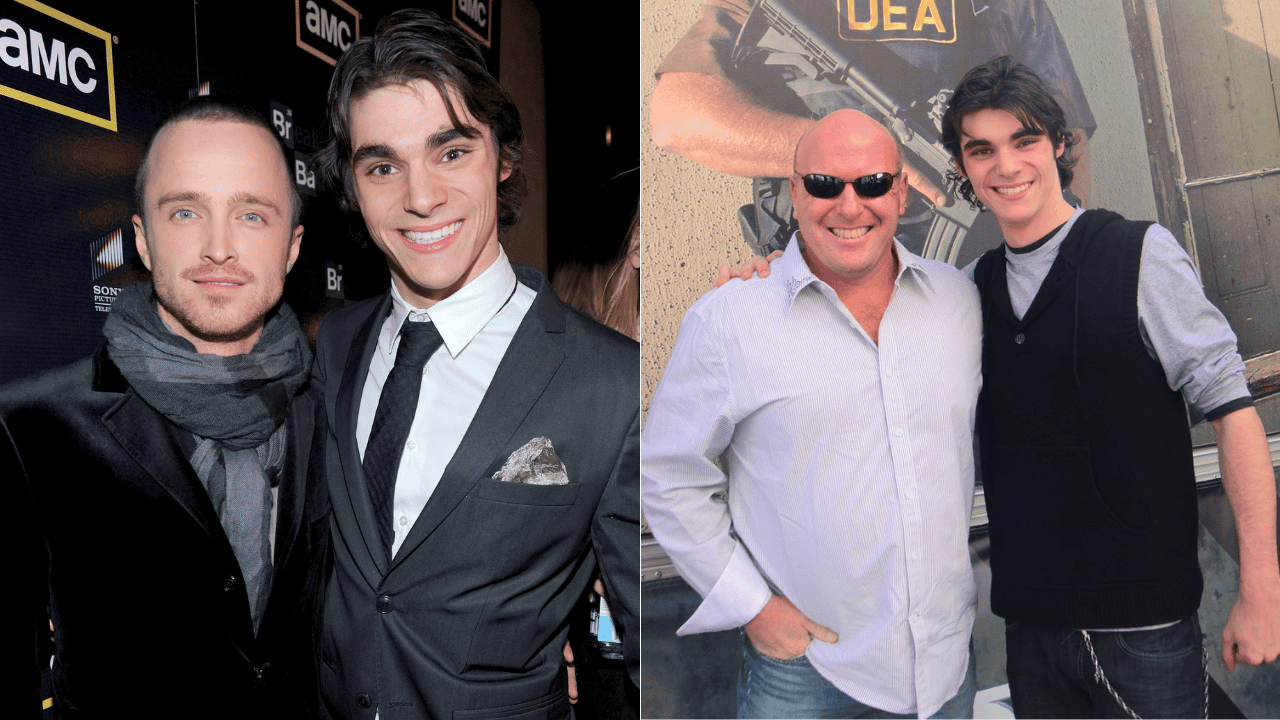 Así despidieron Aaron Paul y Dean Norris a RJ Mitte, actor de Breaking Bad