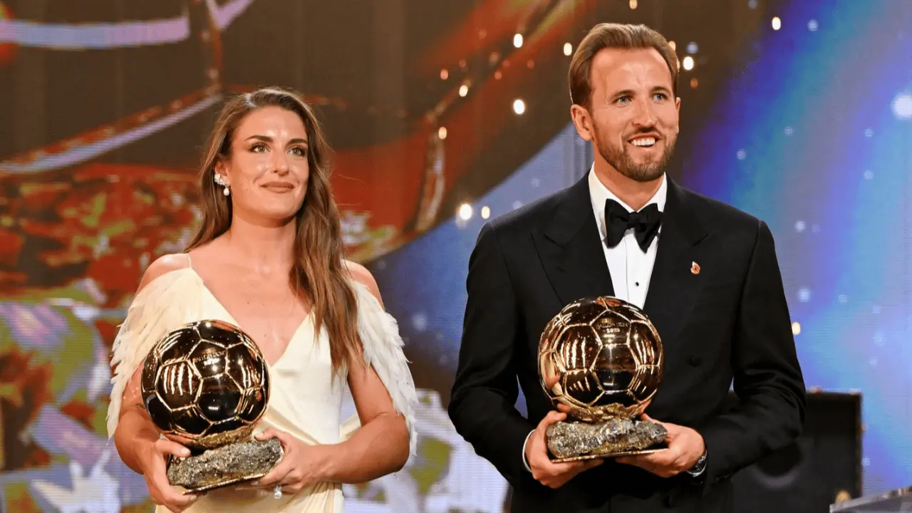 Alexia Putellas y Harry Kane se llevaron el Balón de Oro 2026 de France Football. (Foto: Cortesía)