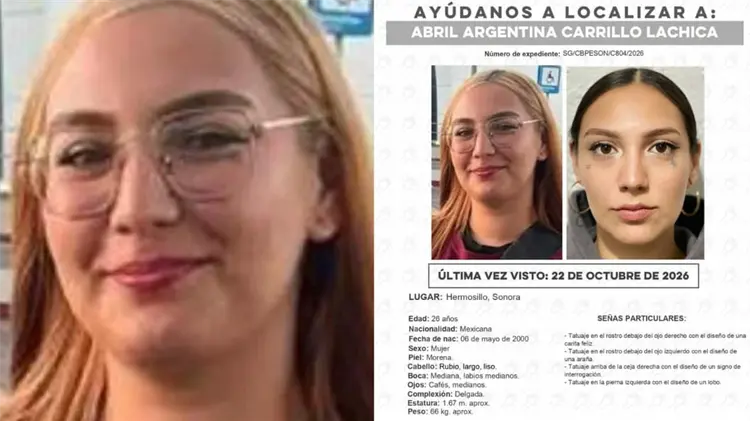 Buscan a Abril Argentina Carrillo Lachica, desaparecida en Hermosillo