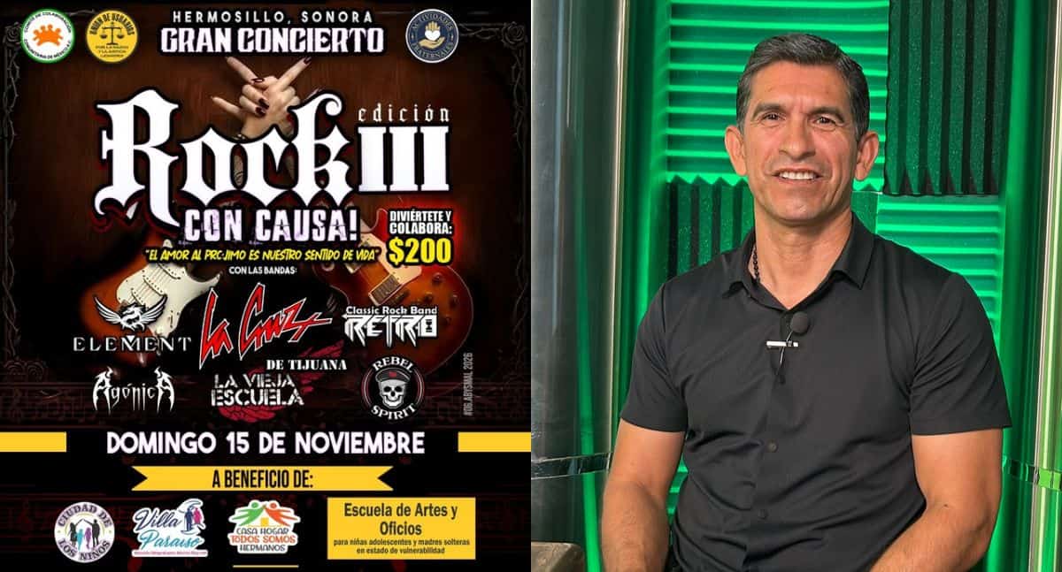 Rock con Causa reunirá música y solidaridad en Hermosillo
