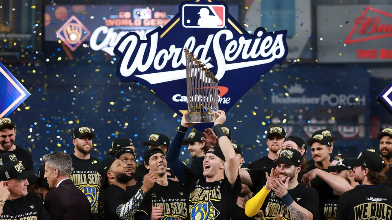 Brewers conquistan su primera Serie Mundial tras vencer a Rays. (Tomada de redes)