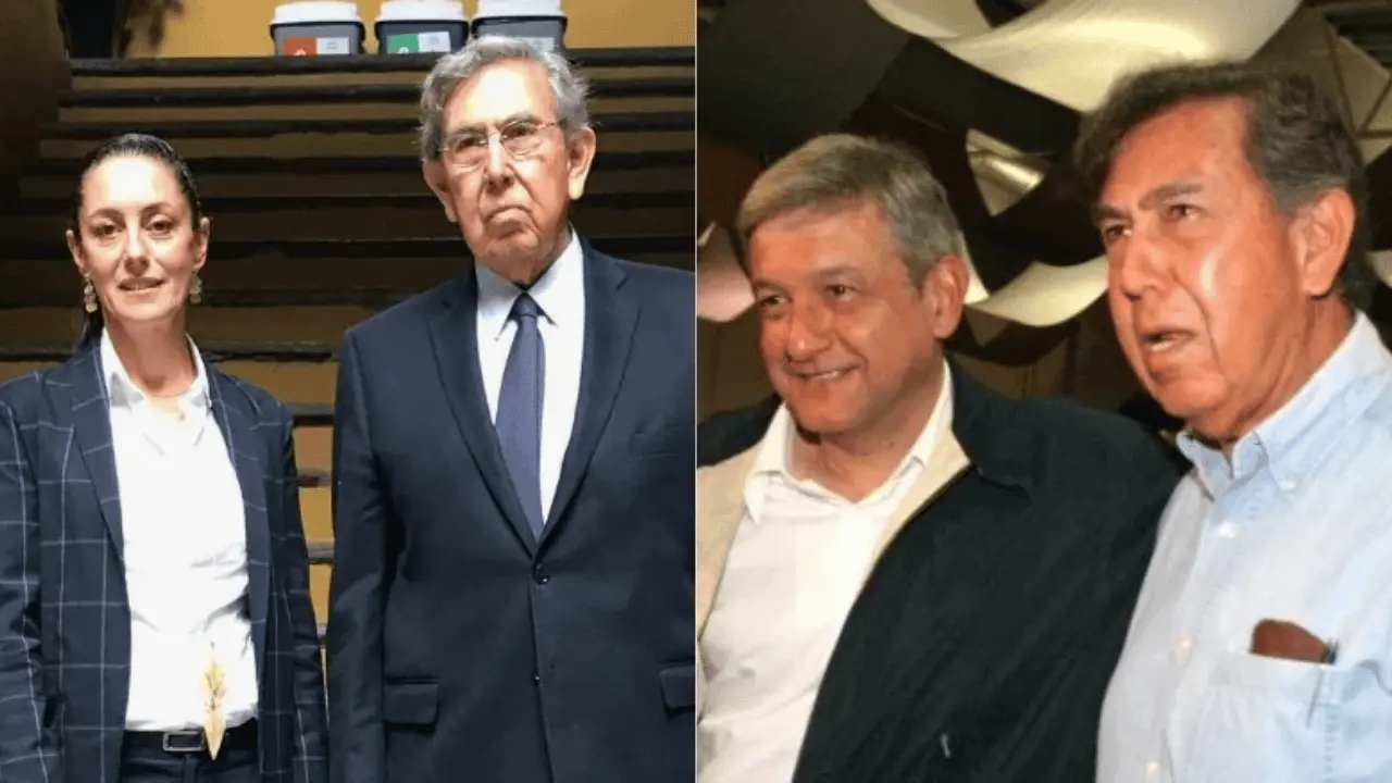Figuras de la política mexicana despidieron a Cuauhtémoc Cárdenas. (Foto: Cortesía)