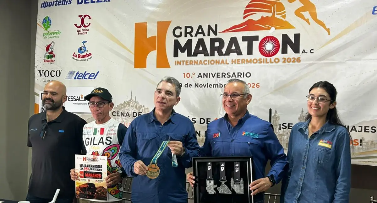 Maratón de Hermosillo alcanza los 2 mil 700 corredores inscritos