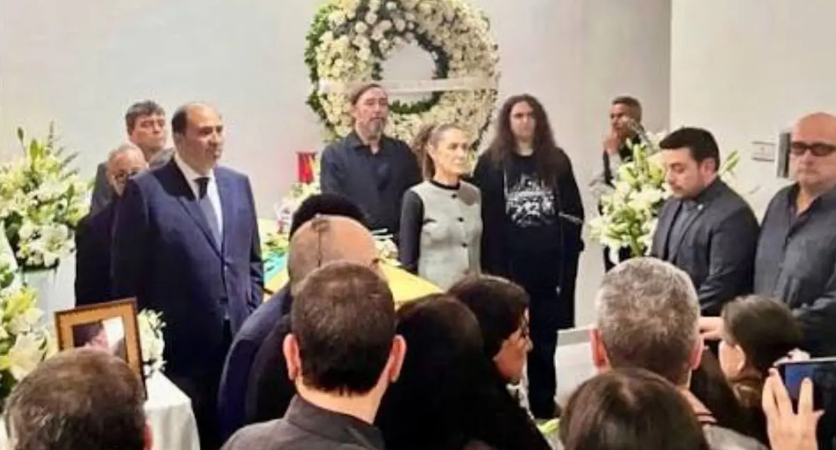 Sheinbaum encabeza guardia de honor en funeral de Cuauhtémoc Cárdenas