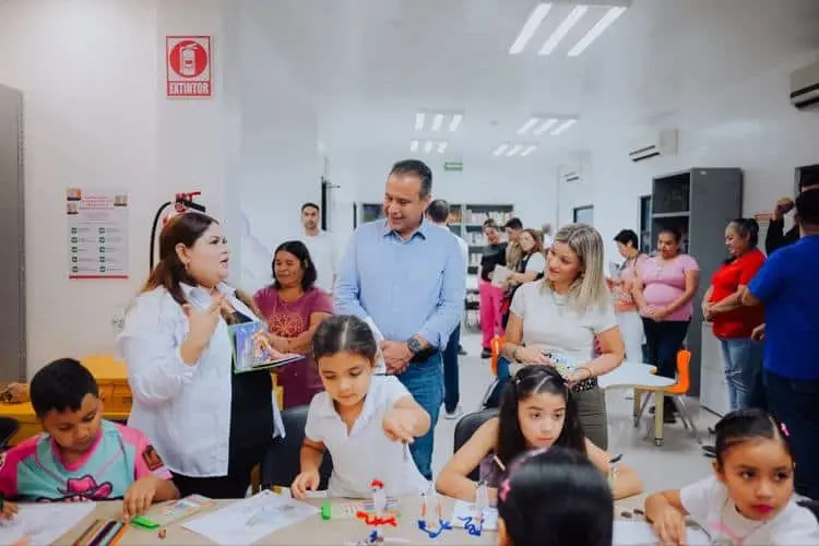 Inauguran nueva ludoteca en San Pedro El Saucito para fomentar el aprendizaje infantil