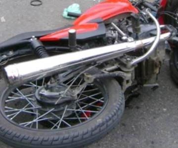 Por cerrarle el paso a un motociclista causó un accidente en Navojoa