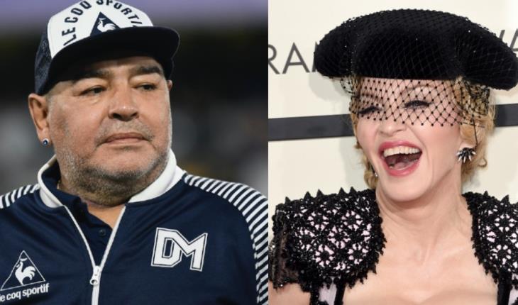 Confunden a Madonna con Maradona