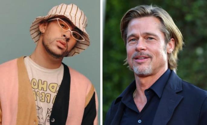 Bad Bunny y Brad Pitt compartirá créditos en Bullet Train