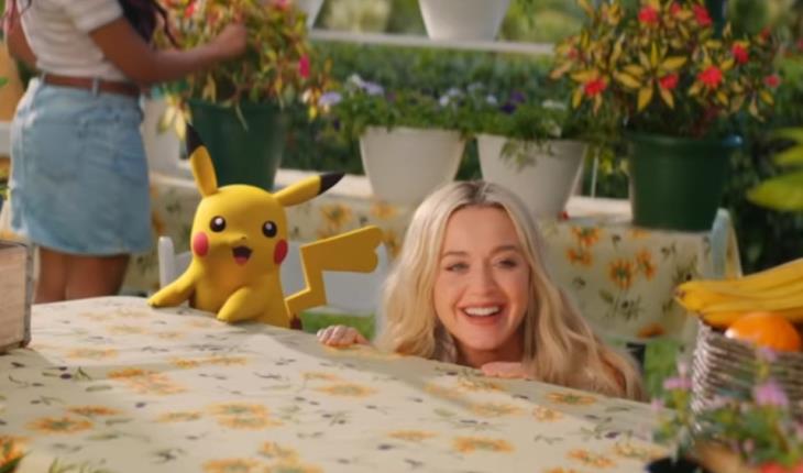 Katy Perry estrena Electric junto a Pikachu