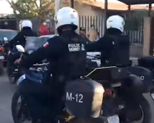 VIDEO - Así fue la presencia policiaca en las casillas