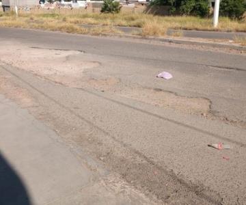 Vecinos reportan calles llenas de zanjas en el sector Guaymas Norte