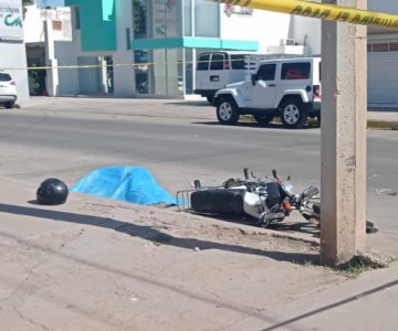 Muere motociclista cajemense en aparatoso choque