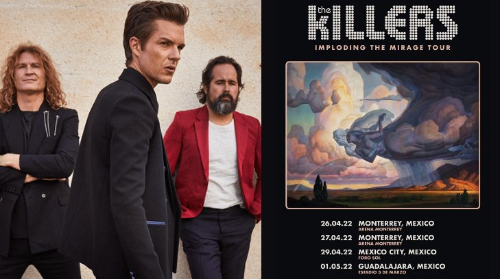 The Killers anuncia gira por México para 2022