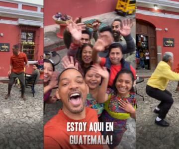 Will Smith visita Guatemala y se da tiempo de bailar con el Lobo Vásquez