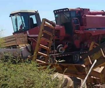 Muere hombre tras ser aplastado por una máquina agrícola