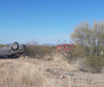 Hermosillo: Accidente en la carretera 26 deja un muerto y tres heridos